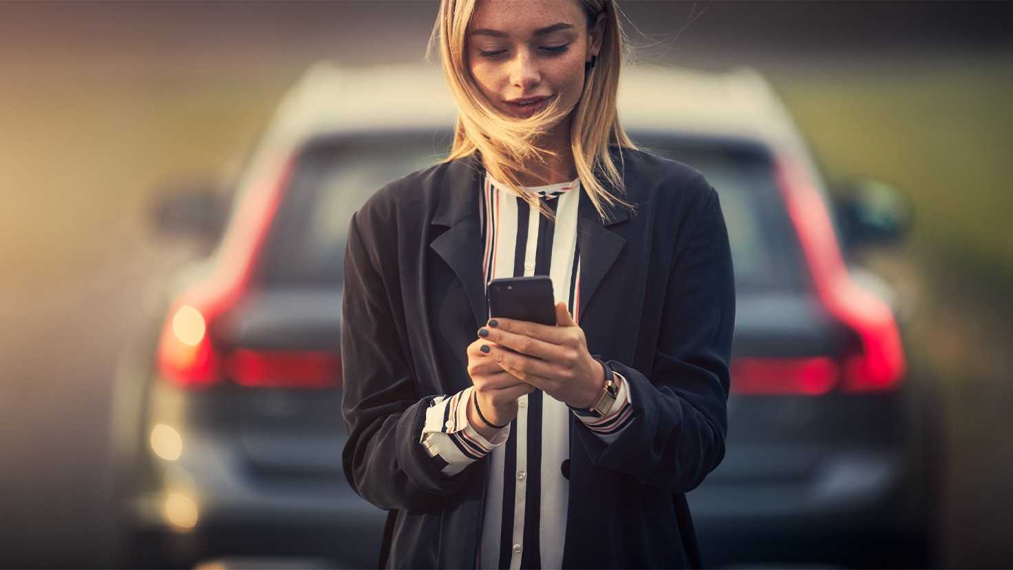 Volvo on call — дистанционное управление вашим Volvo с мобильного телефона.