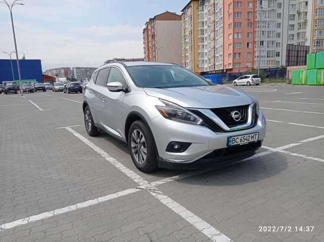 Продаж авто Nissan Murano 2018 р. Бензин  ціна $ 19500 у м. Івано-Франківськ